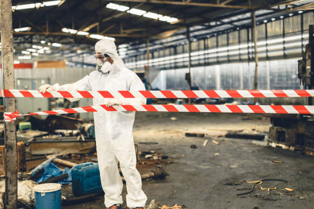 Professional Infectious Disease Decontamination technician working in Lake Worth, FL